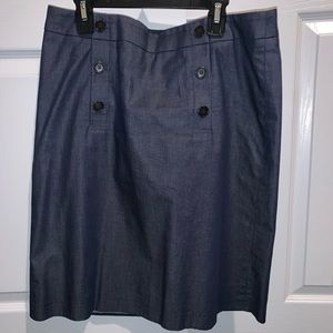 LOFT denim skirt